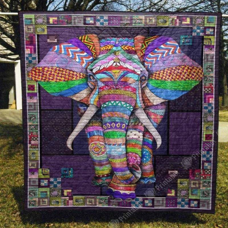 Elephant V1 D Quilt