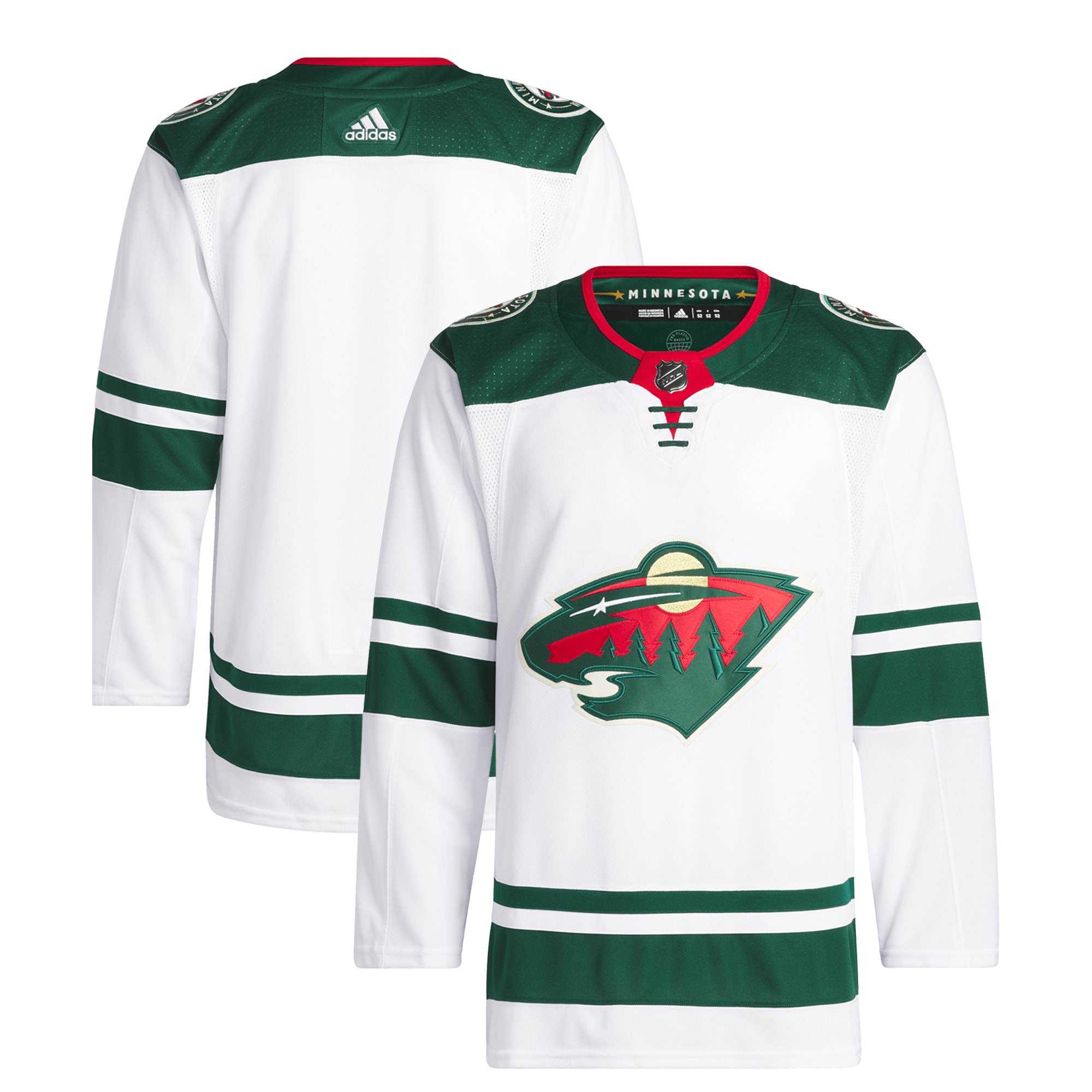 Minnesota Wild Away Primegreen Authentic Jersey  White