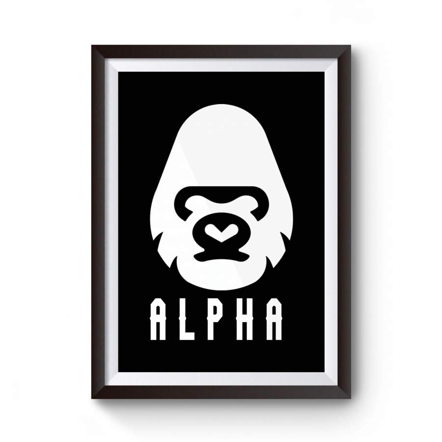 Alpha Gorilla King Kong Graphic Poster – MrDad Store