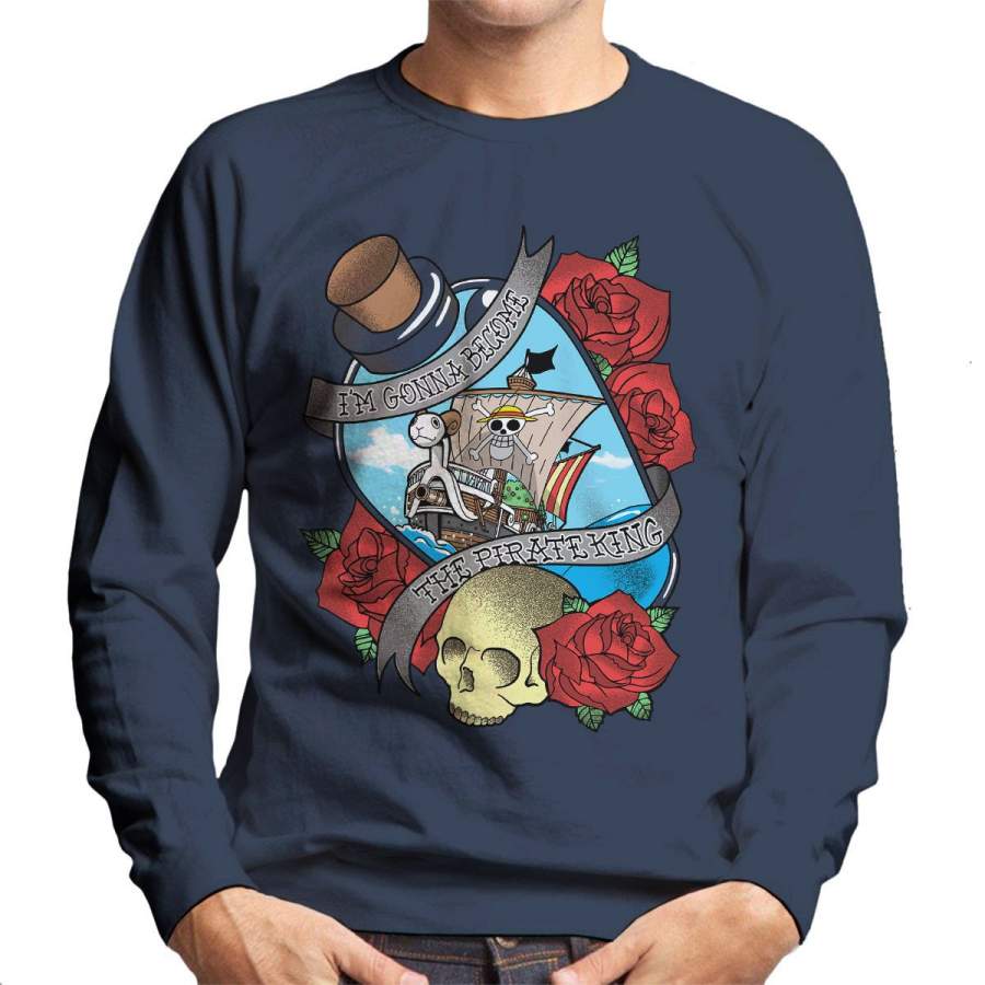One Piece Pirate King Men’s Sweatshirt