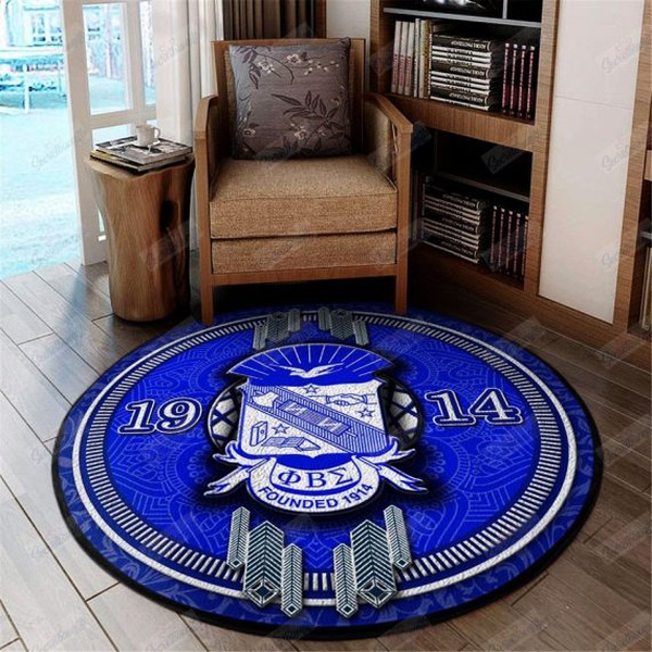 Phi Beta Sigma Round Carpet Round Rug Qdh