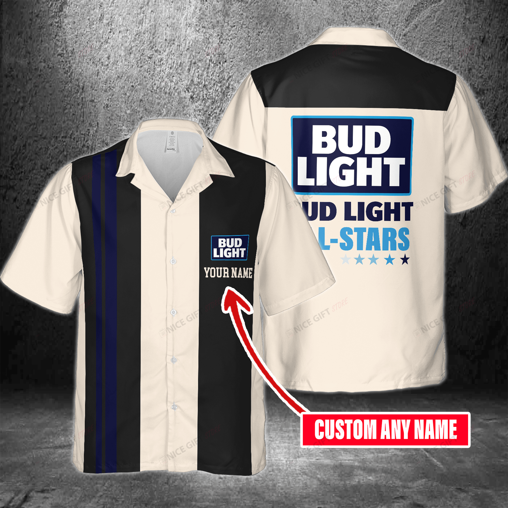 Bud Light Custom Name Hawaiian Shirt 3Hs-Q9S4