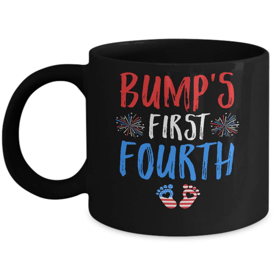 4th Of July Pregnancy Announcement Bump’s First Fourth Mug