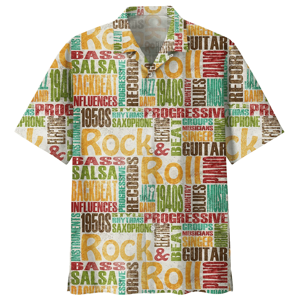 Guitar Hawaii Shirt 495623 Ha16955