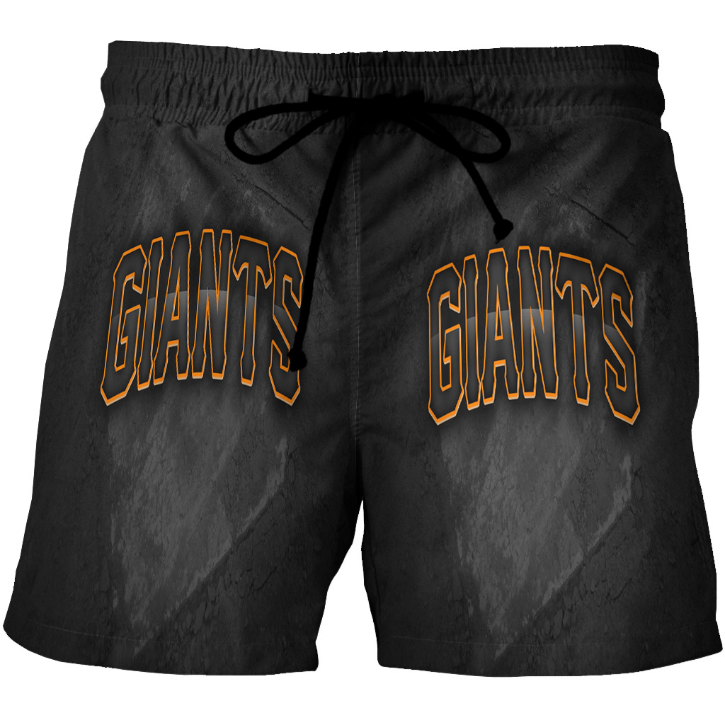 San Francisco Giants Art 4 3D All Over Print Summer Beach Hawaiian Short