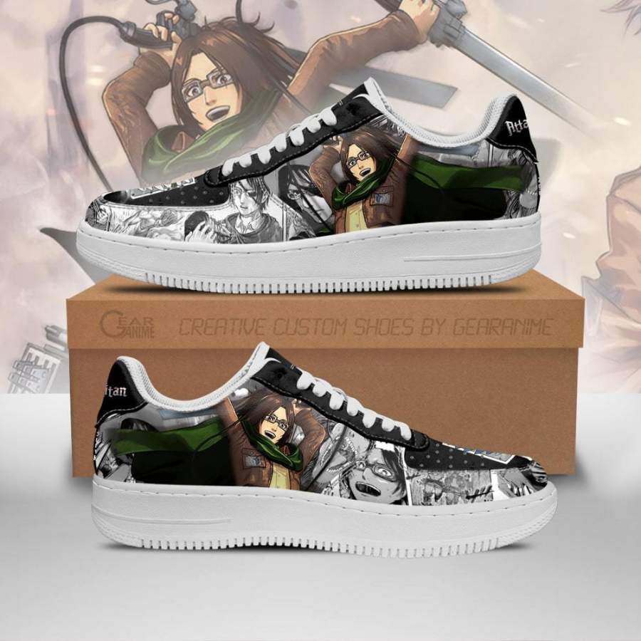 AOT Zoe Hange Air Sneakers Attack On Titan Anime Manga Shoes