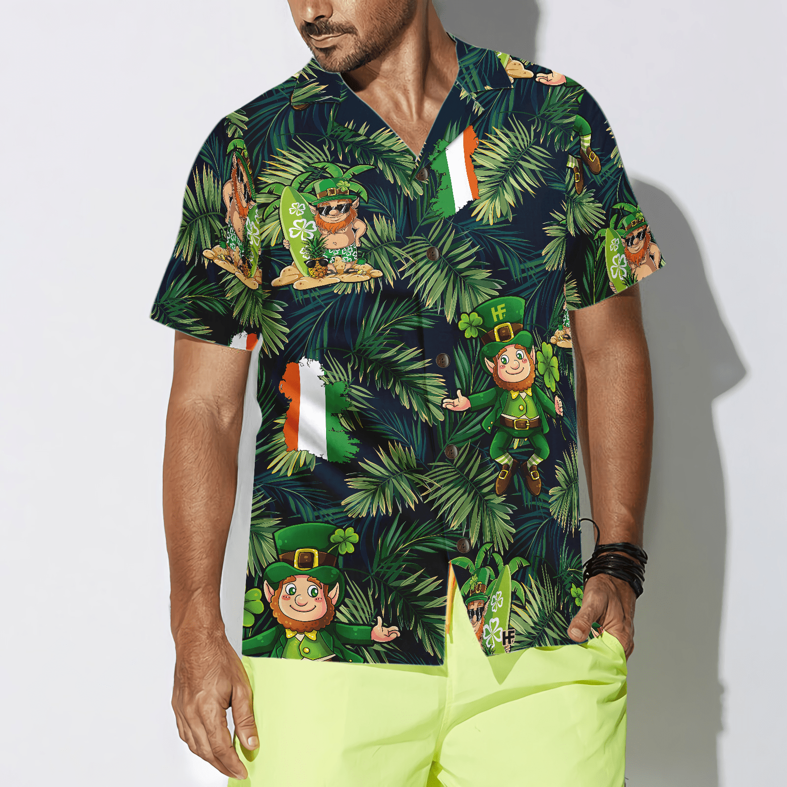 Irish Hooligan Saint Paddy’S Day Hawaiian Shirt