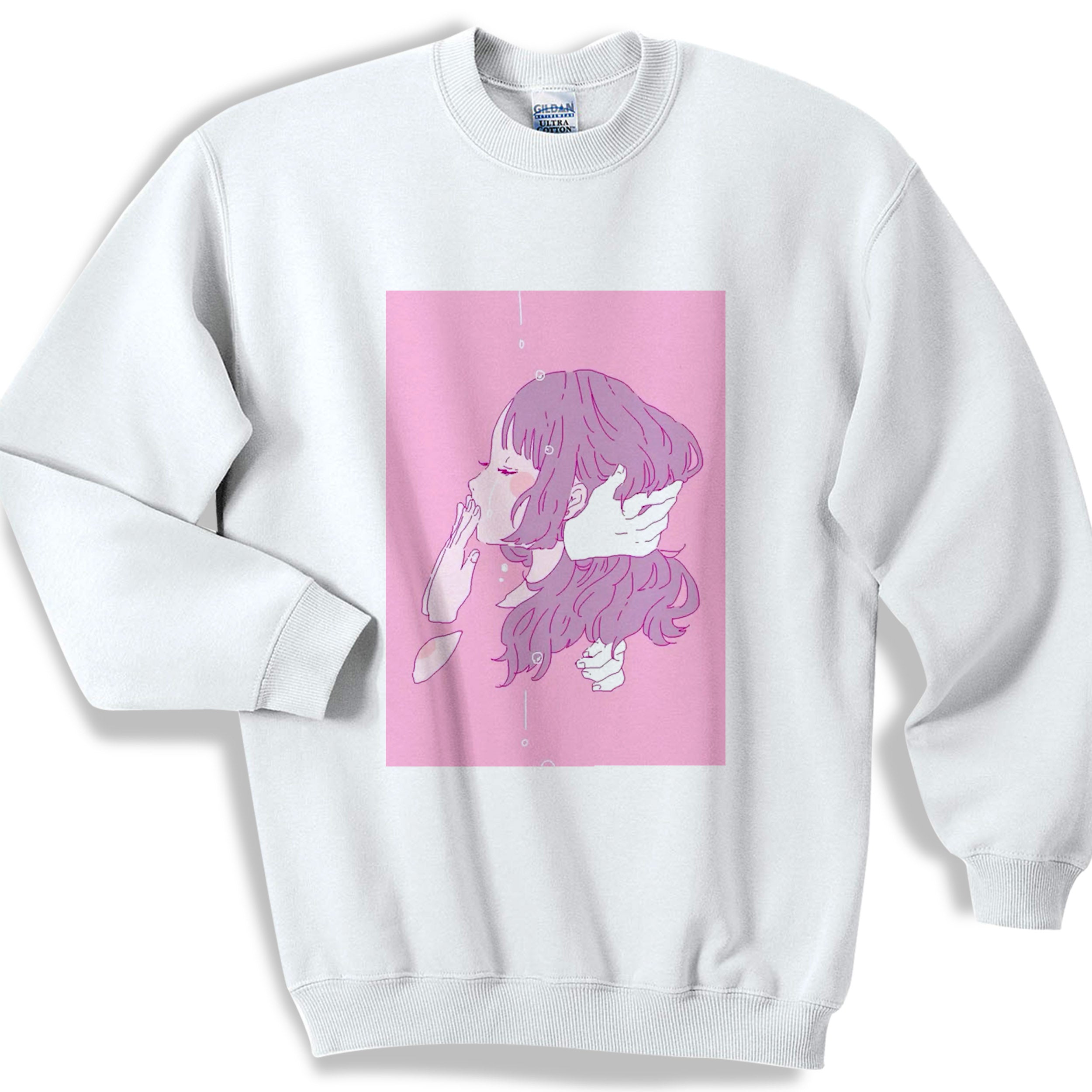 Artsy Anime Aesthetic Sweater Sweatshirt