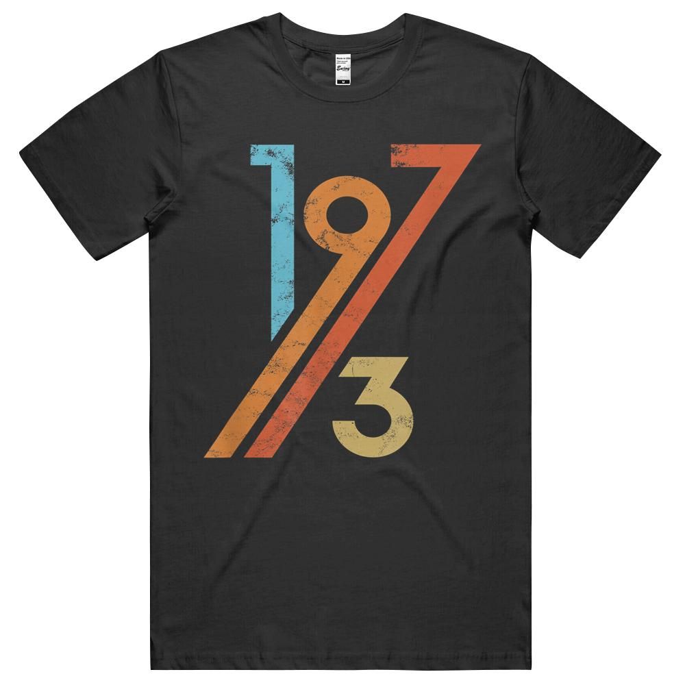 48th Birthday Vintage Retro 70s Style 1973 Unisex Shirt