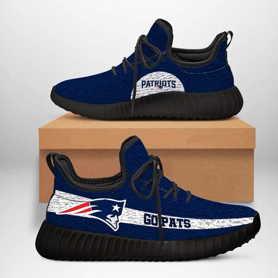 New England Patriots Shoes Black Shoes Fan Gift Idea Runn