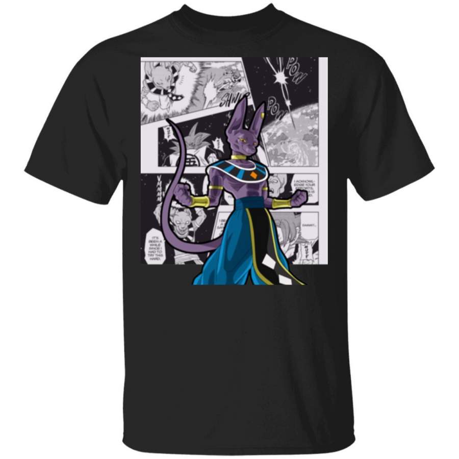 Dragon Ball Lord Beerus Shirt Anime Character Mix Manga Style Tee ...