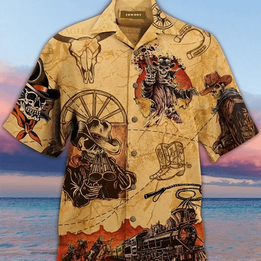 Cowboy Hawaii Shirt Unisex Adult Ha68533