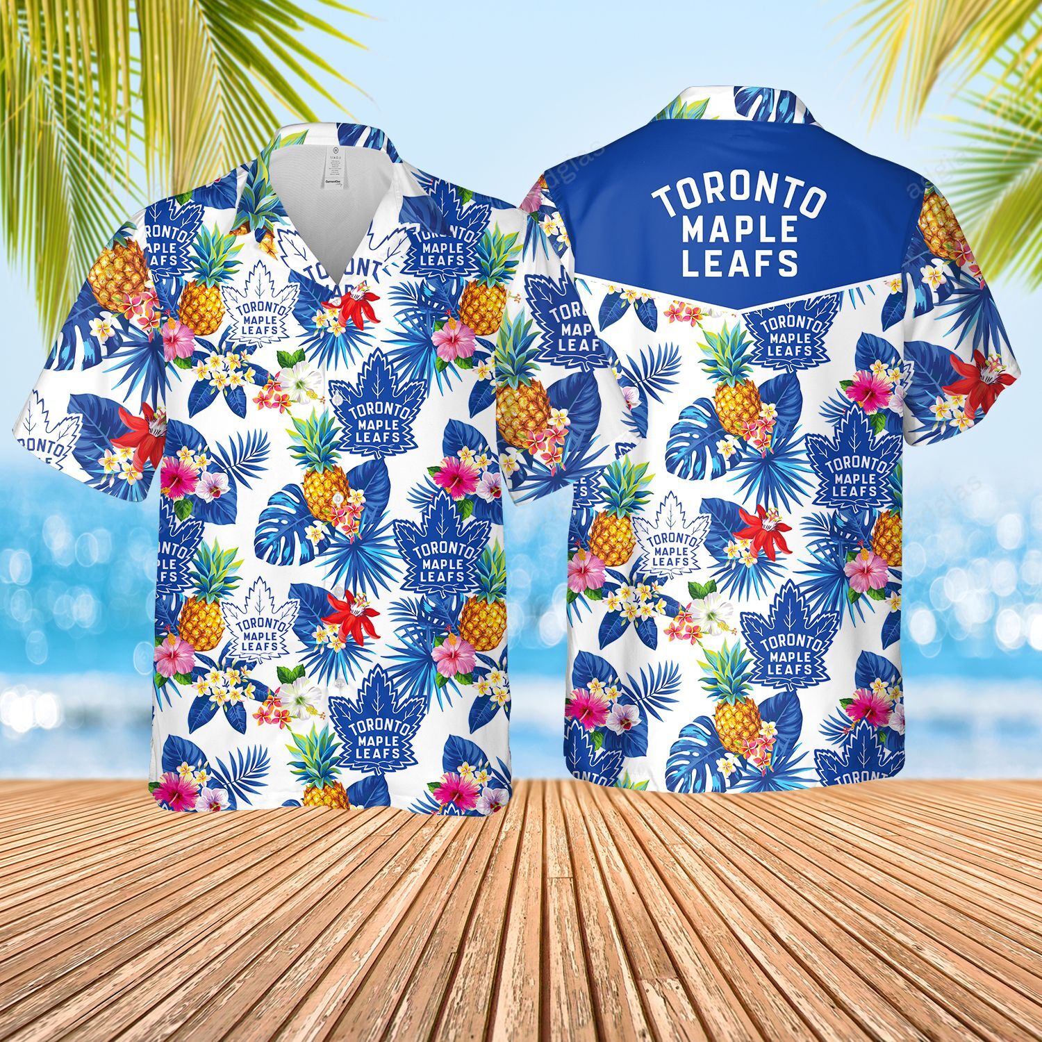 Leafs Hockey Hawaii Summer Pattern Outfit Ha98960