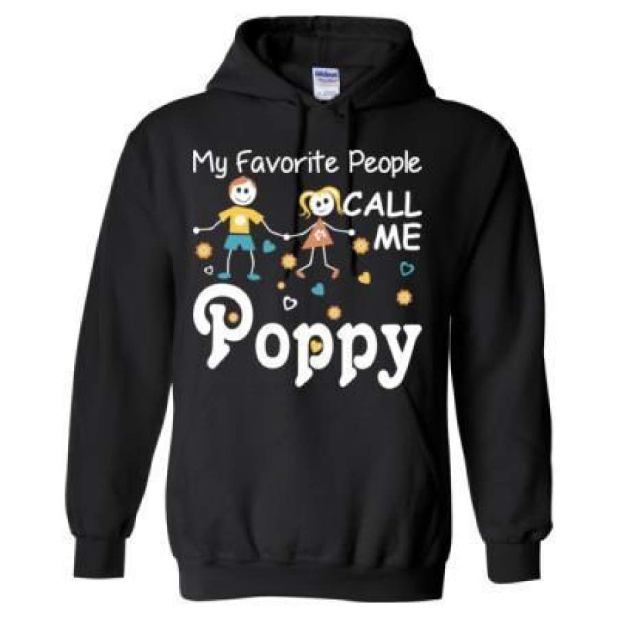 AGR My Favorite People Call Me Poppy – Heavy Blend™ Hooded Sweatshirt