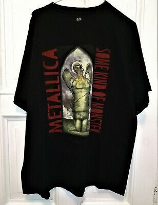 Vintage Metallica Some Kind Of Monster Band T-shirt    X- Rare! 5399