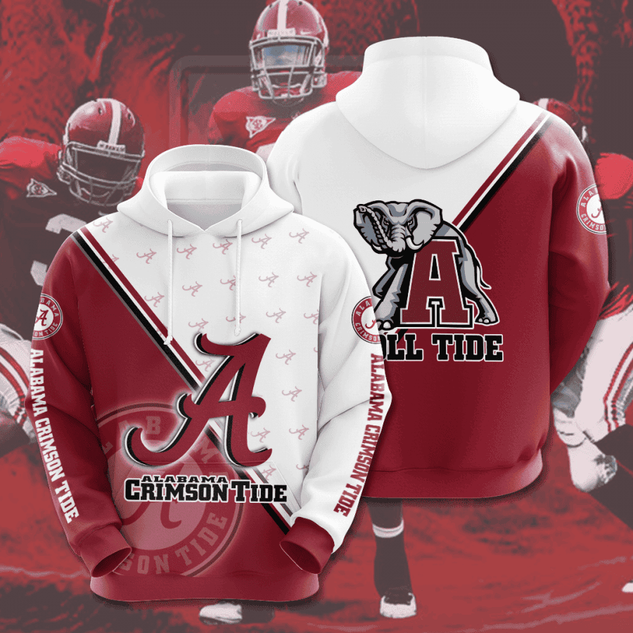 Alabama Crimson Tide Ncaa Hoodie & Zip Hoodie