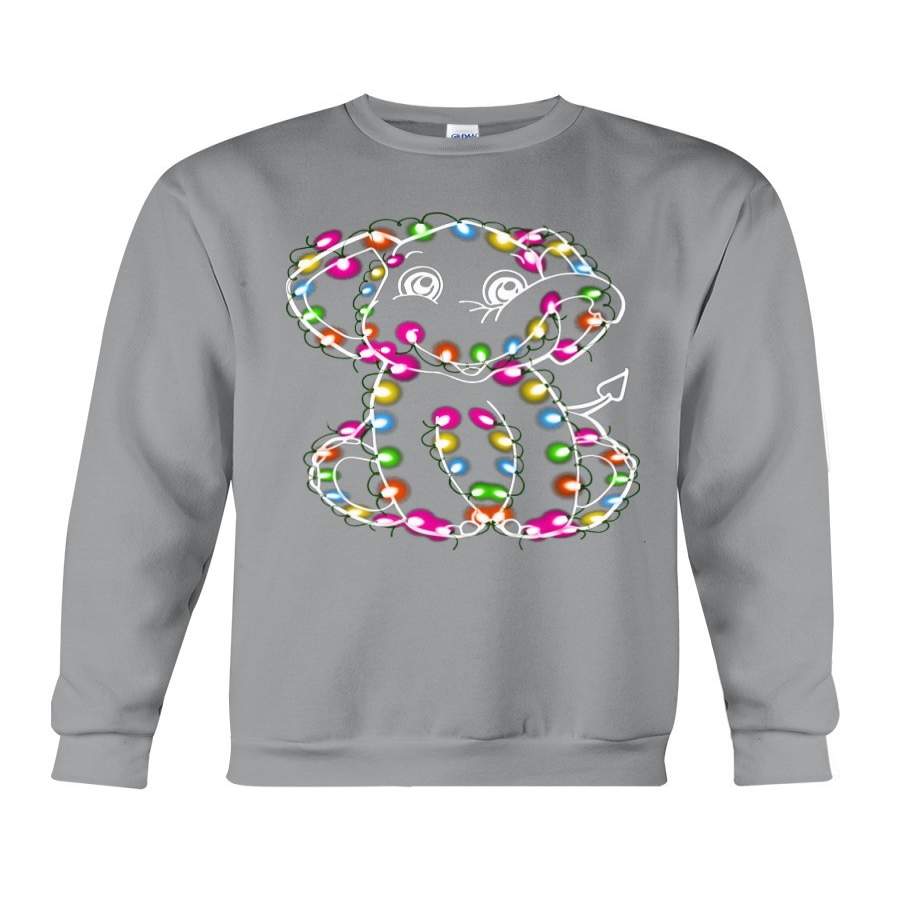 A Coloful Led Lights Elephant 2020 Trending Sweatshirt