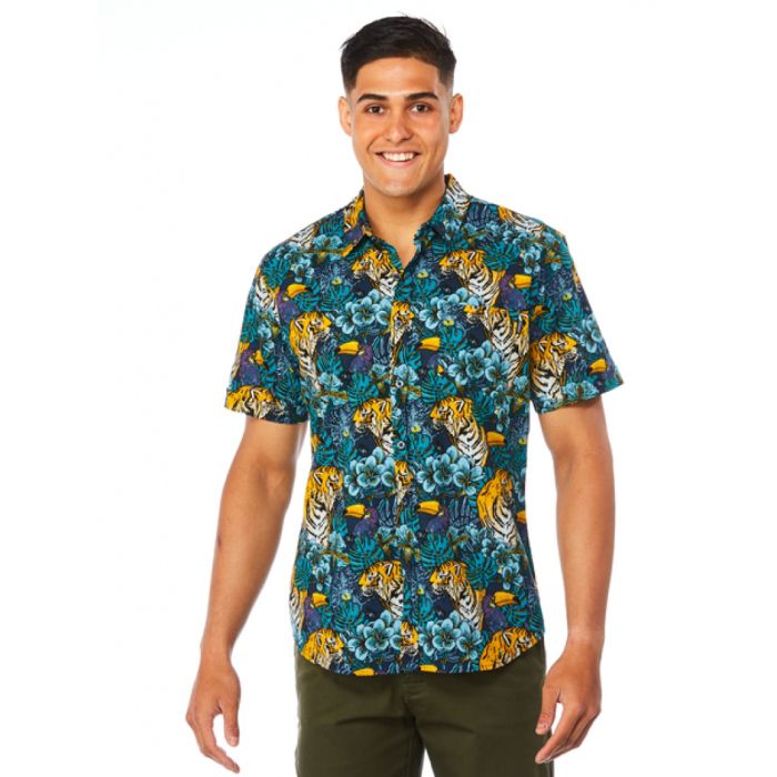 Tiger Blue Nice Design Hawaii Shirt Ha30296