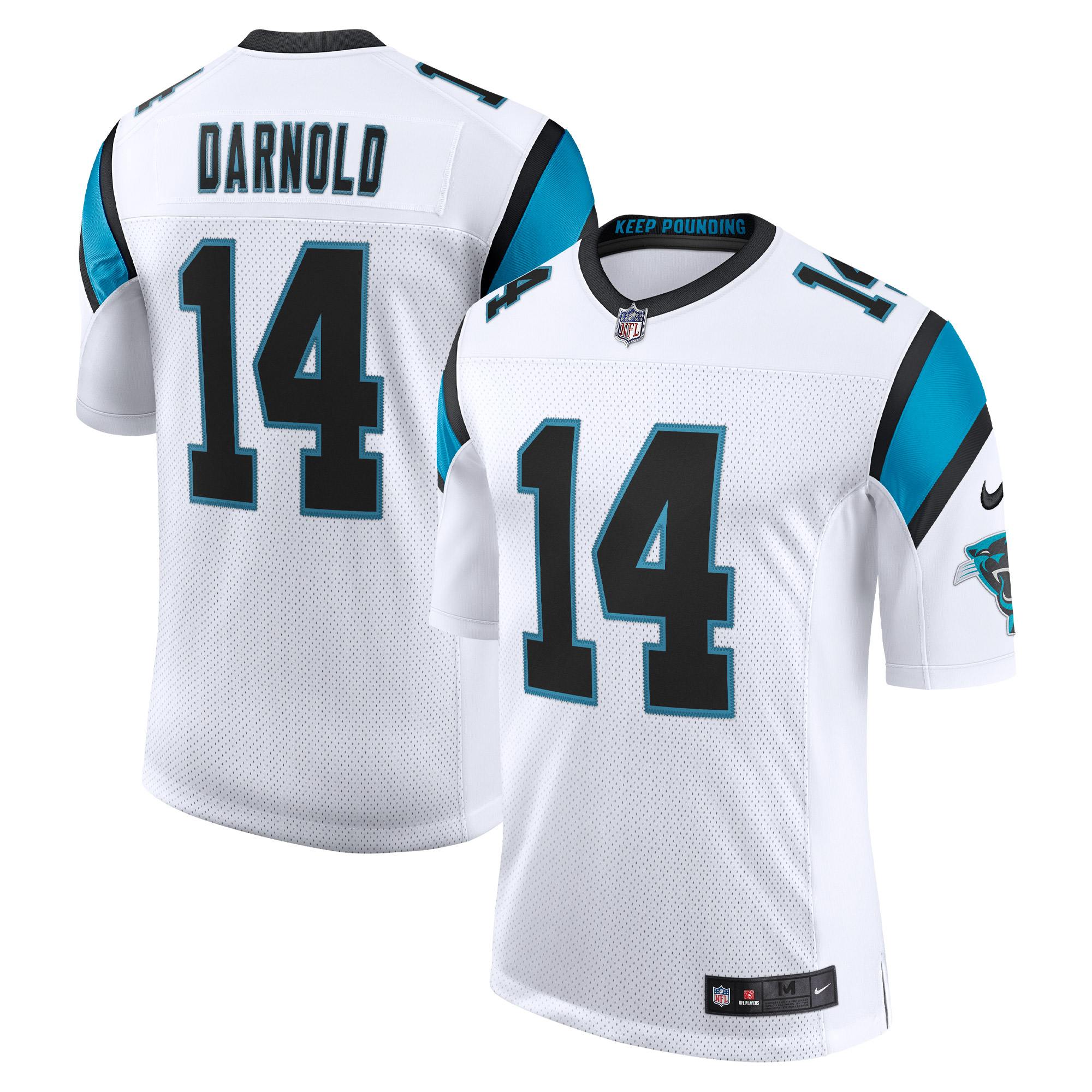 Sam Darnold Carolina Panthers Vapor Limited Jersey – White