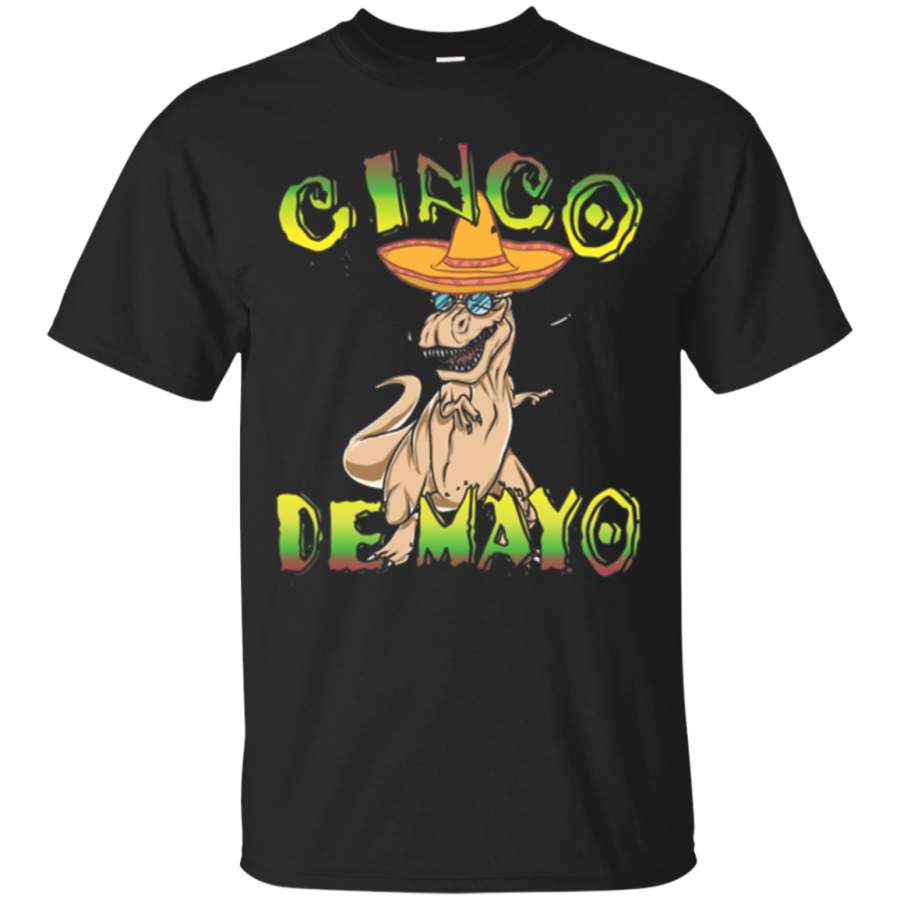 Cinco De Mayo Party Dabbing T-Rex women men kid Shirt