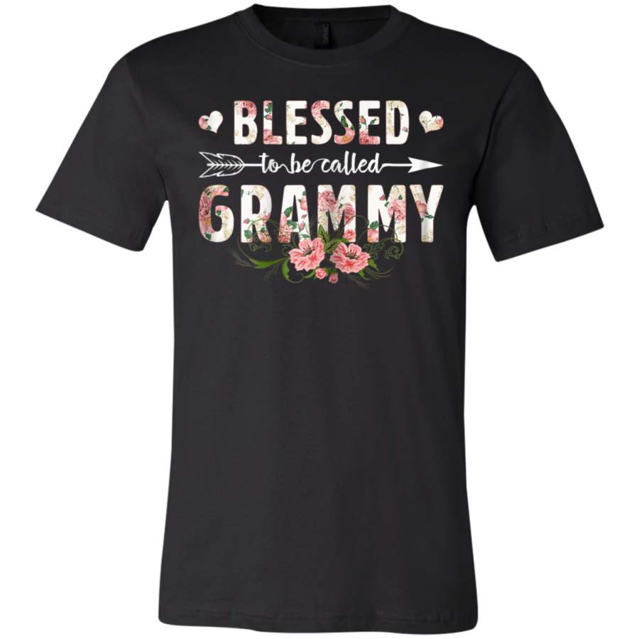 AGR Blessed To Be Called Grammy Flower T-Shirt  USA