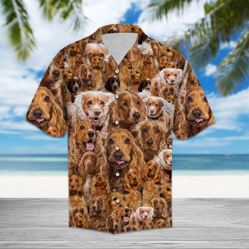 English Cocker Spaniel Awesome Hawaiian Shirt Ha58866