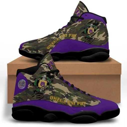 Omega Psi Phi Camouflage Sneakers