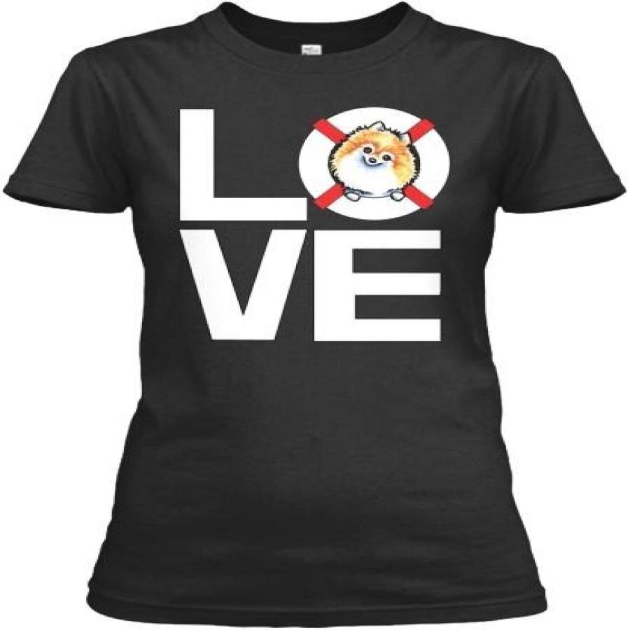 Love Pomeranian – Gildan Women’s Tee T-Shirt