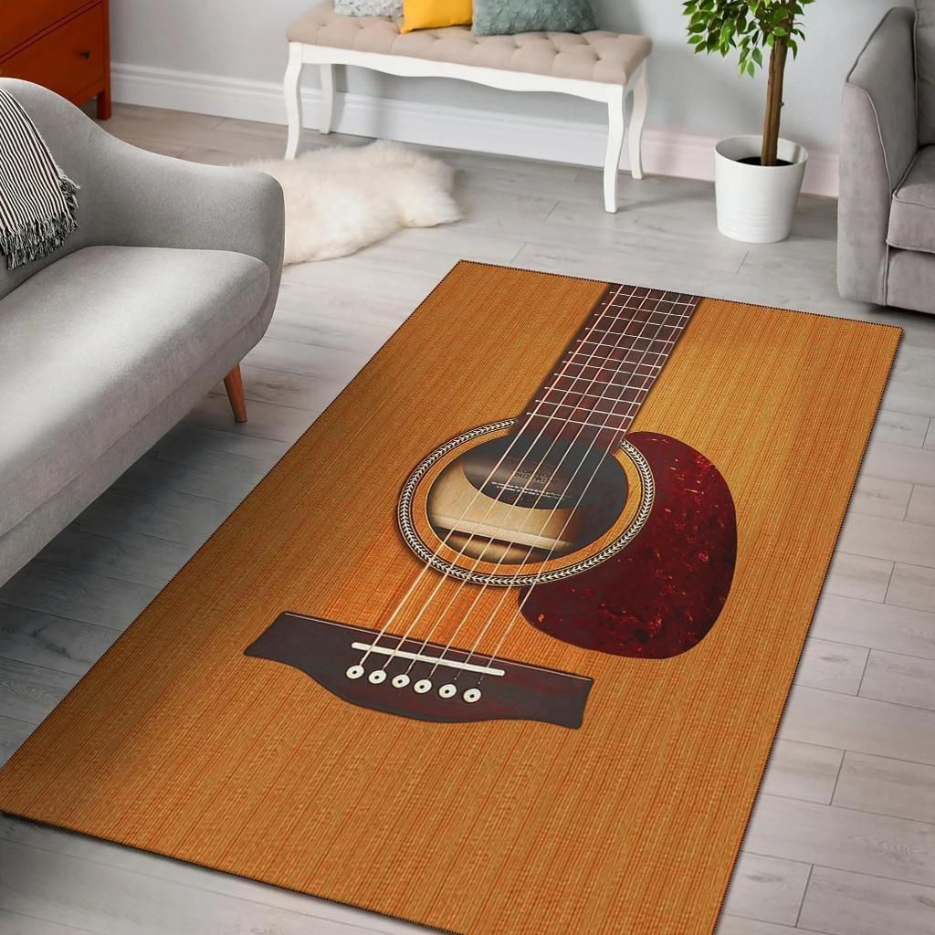 Ghitar Carpet Area Rug – Home Decor – Bedroom Living Room Décor