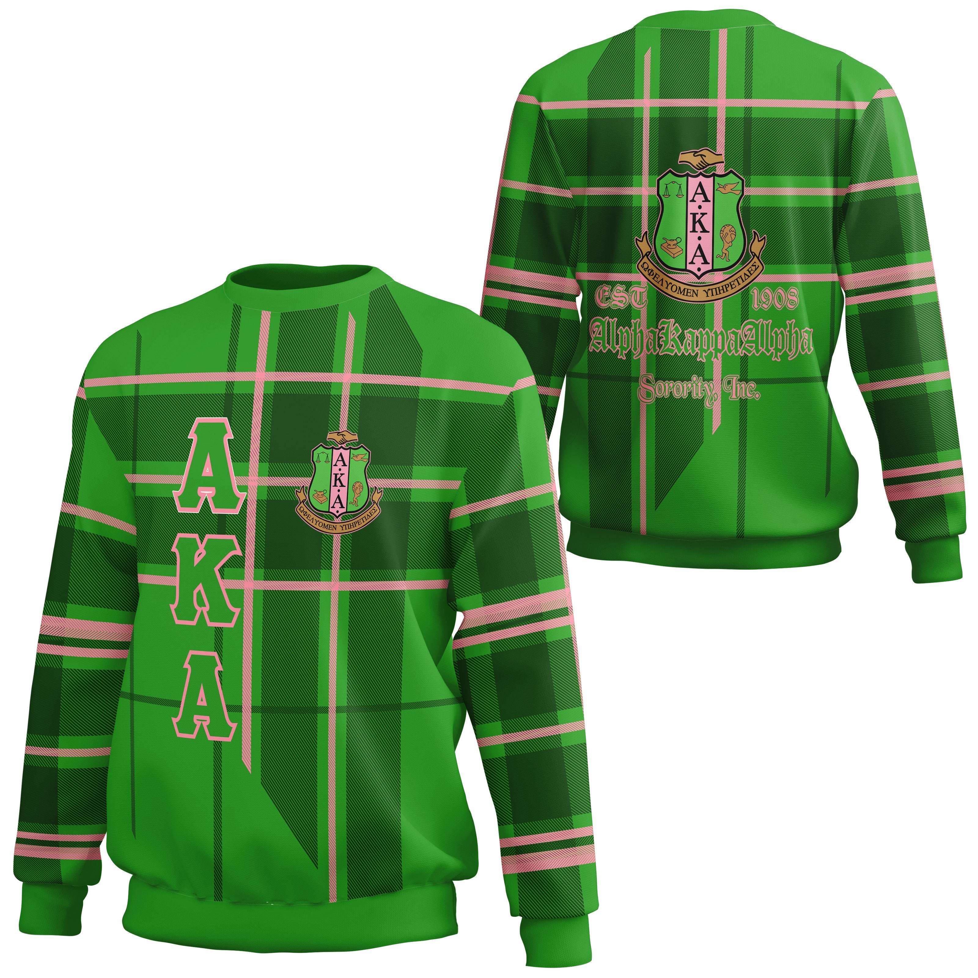 Greek Life Shirt – Alpha Kappa Alpha Burberr Style Sweatshirt