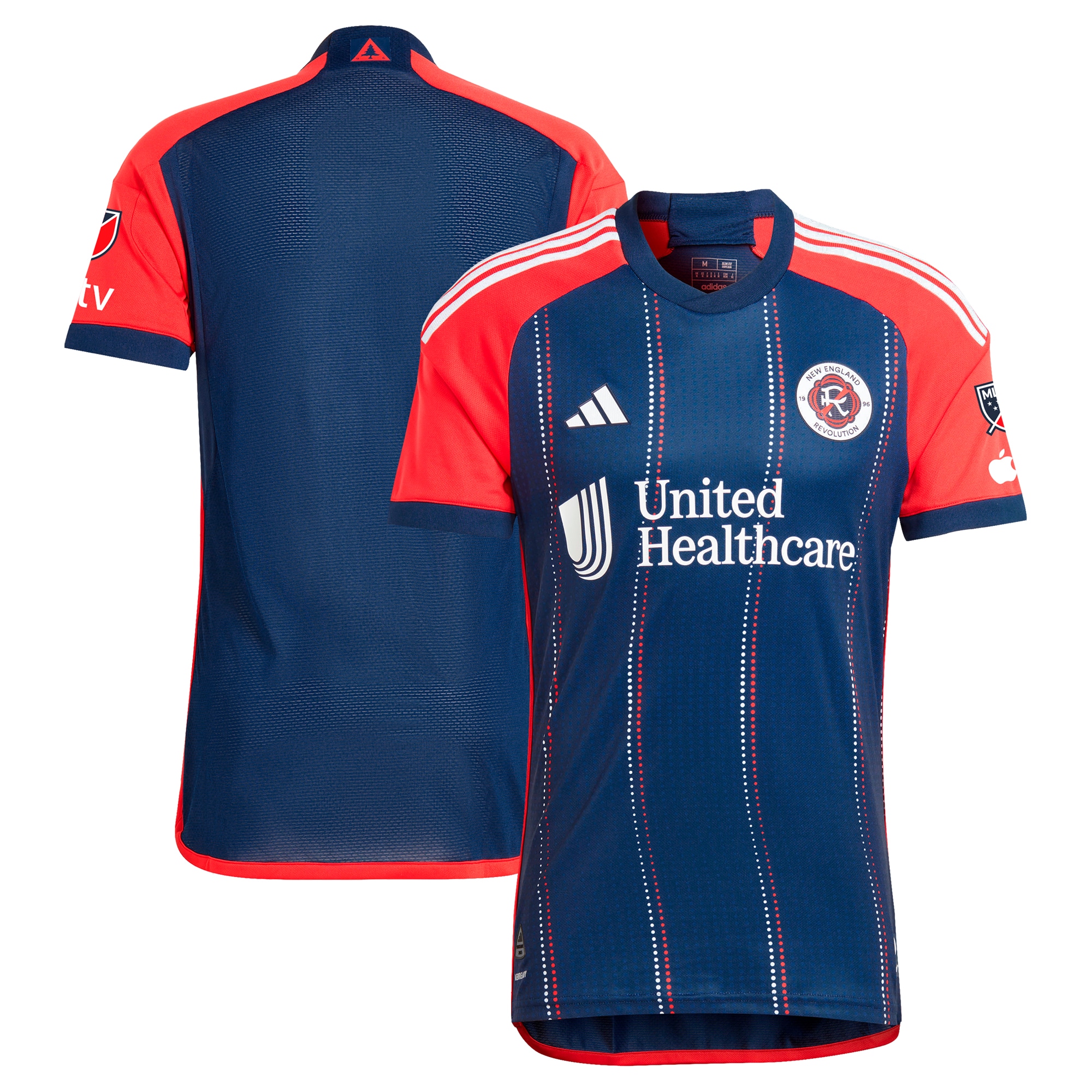 New England Revolution 2024 Boston Tea Party Authentic Jersey  Navy