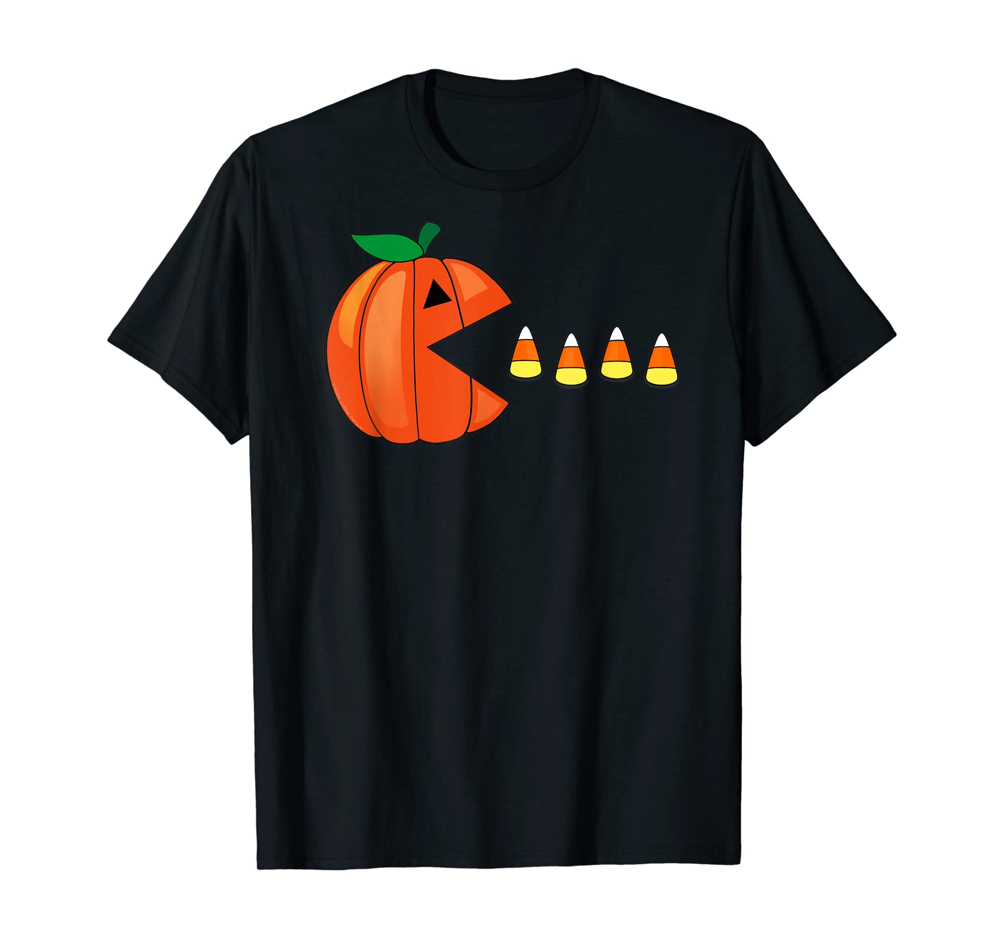 Funny Halloween Pumpkin Eating Candy Corn Gift T-Shirt