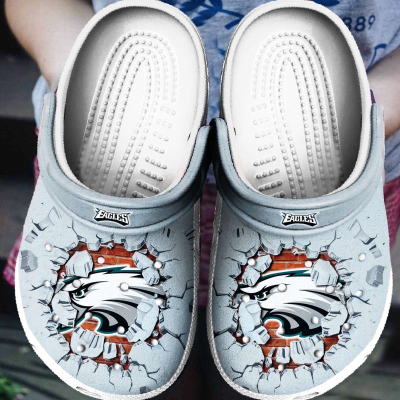 Eagles Tide Clog Shoes Custom Name 2