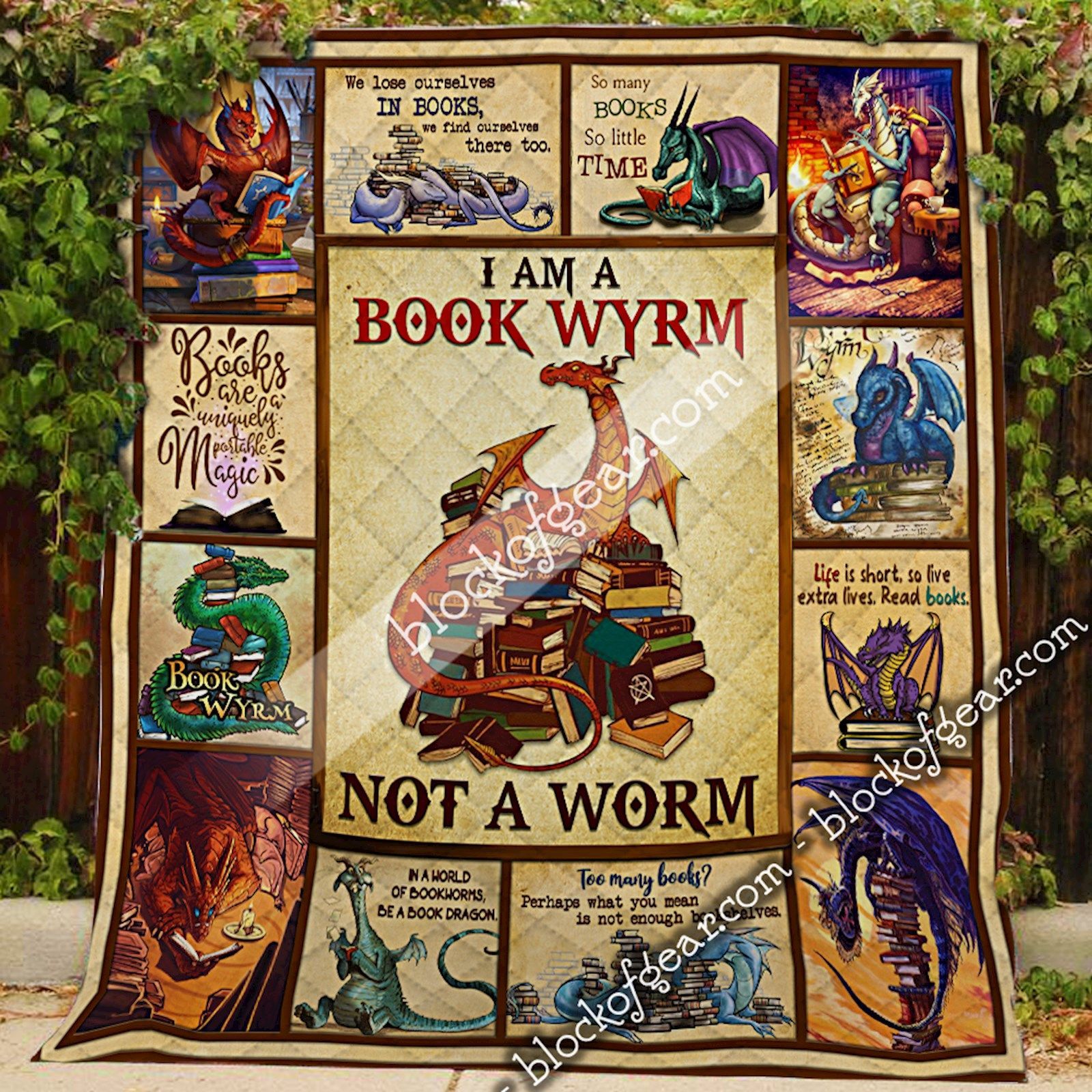 Book Wyrm Quilt