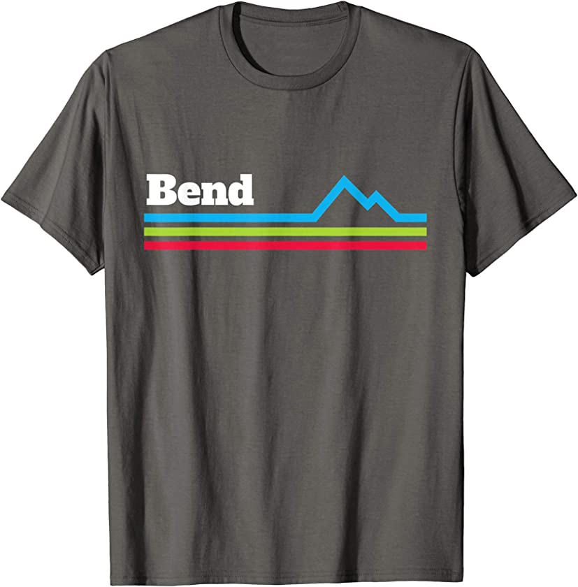 Bend Oregon T Shirt – Retro Vintage Mountains