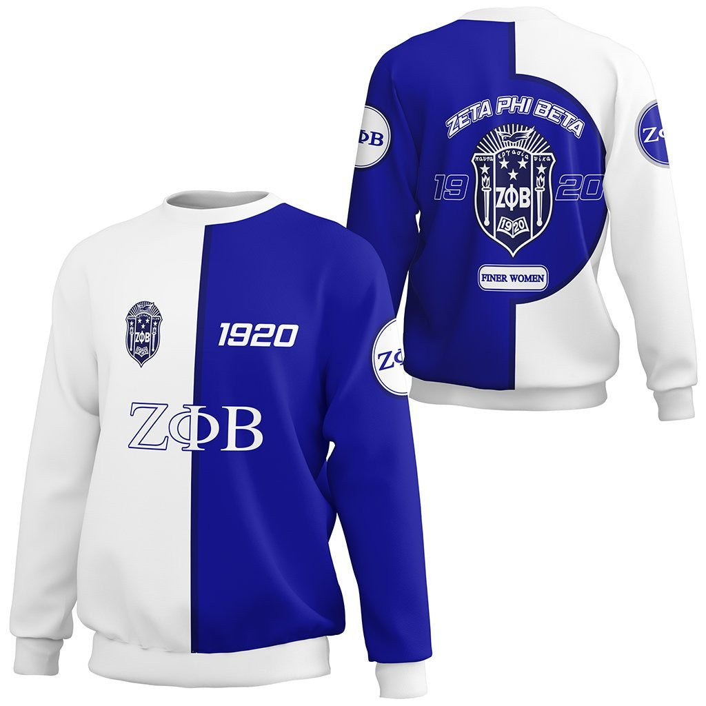 Sorority Sweatshirt – Zeta Phi Beta Crewneck Sweatshirt – Cycle Style