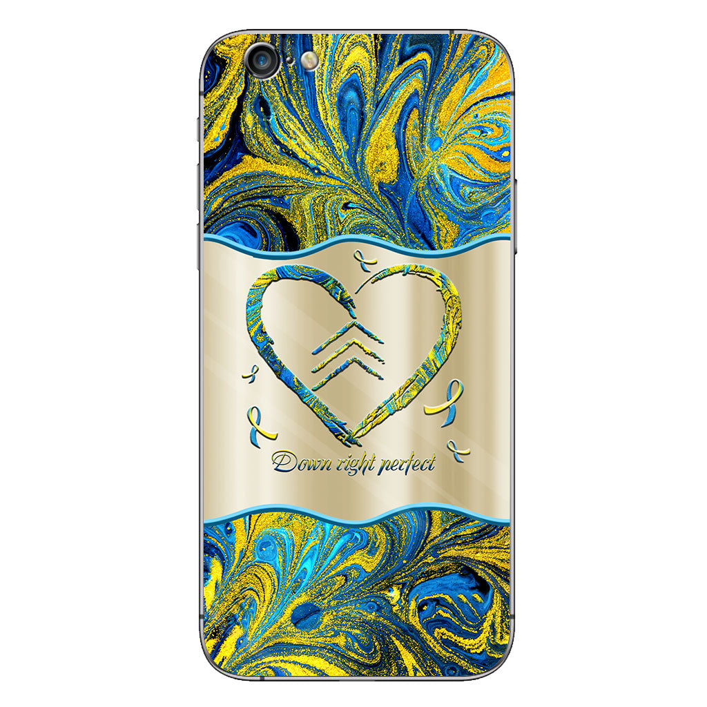 Down Right Perfect – Down Syndrome Awareness Personalized Phone Case