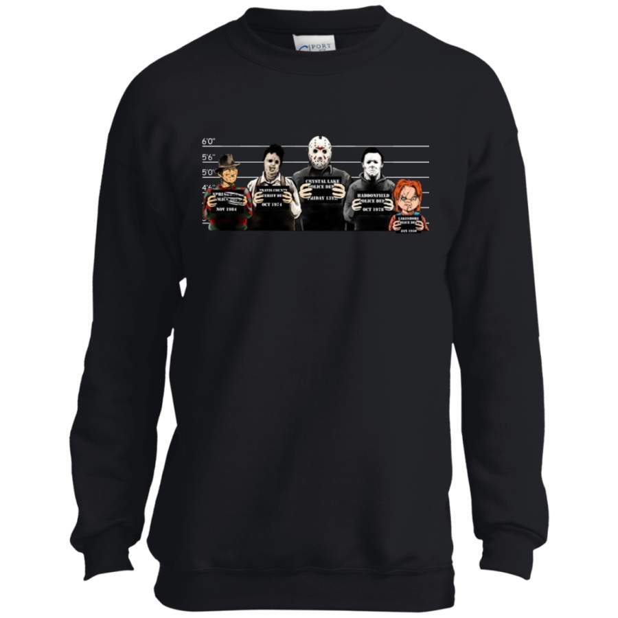 The Usual Horror Suspects Halloween Youth LS shirt/Sweatshirt/Hoodie