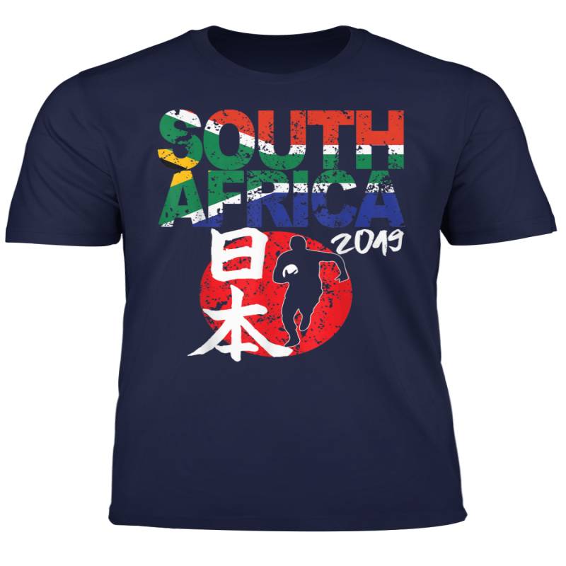 South African Rugby Flag Tshirt Distressed Rugby Tshirt Gift