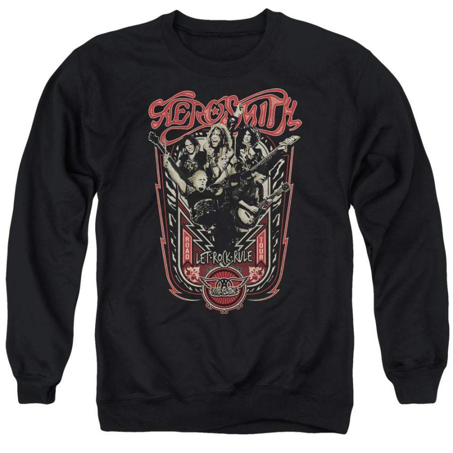 Aerosmith – Let Rock Rule Adult Crewneck Sweatshirt