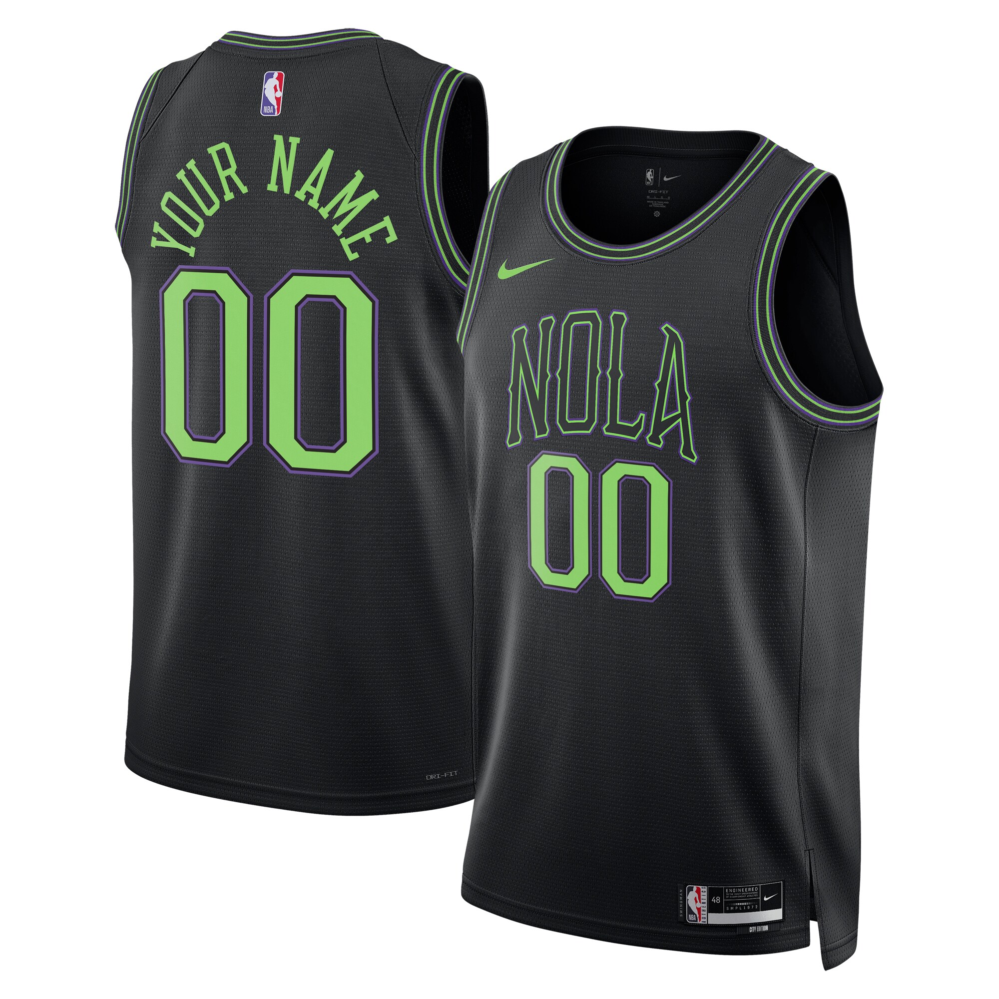 New Orleans Pelicans City Edition Swingman Jersey 23 – Custom – Unisex