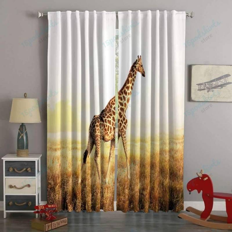 3D Printed Giraffe Style Custom Living Room Curtains