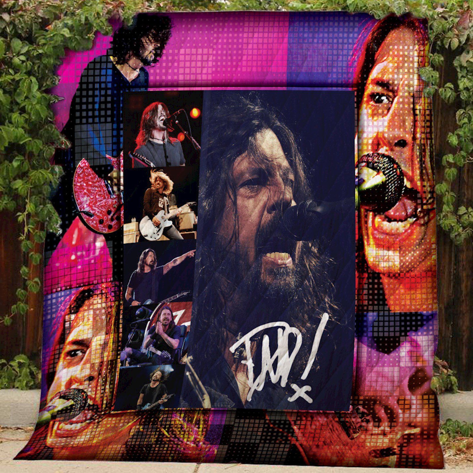 Dave Grohl V1 3D Quilt Blanket HGM27