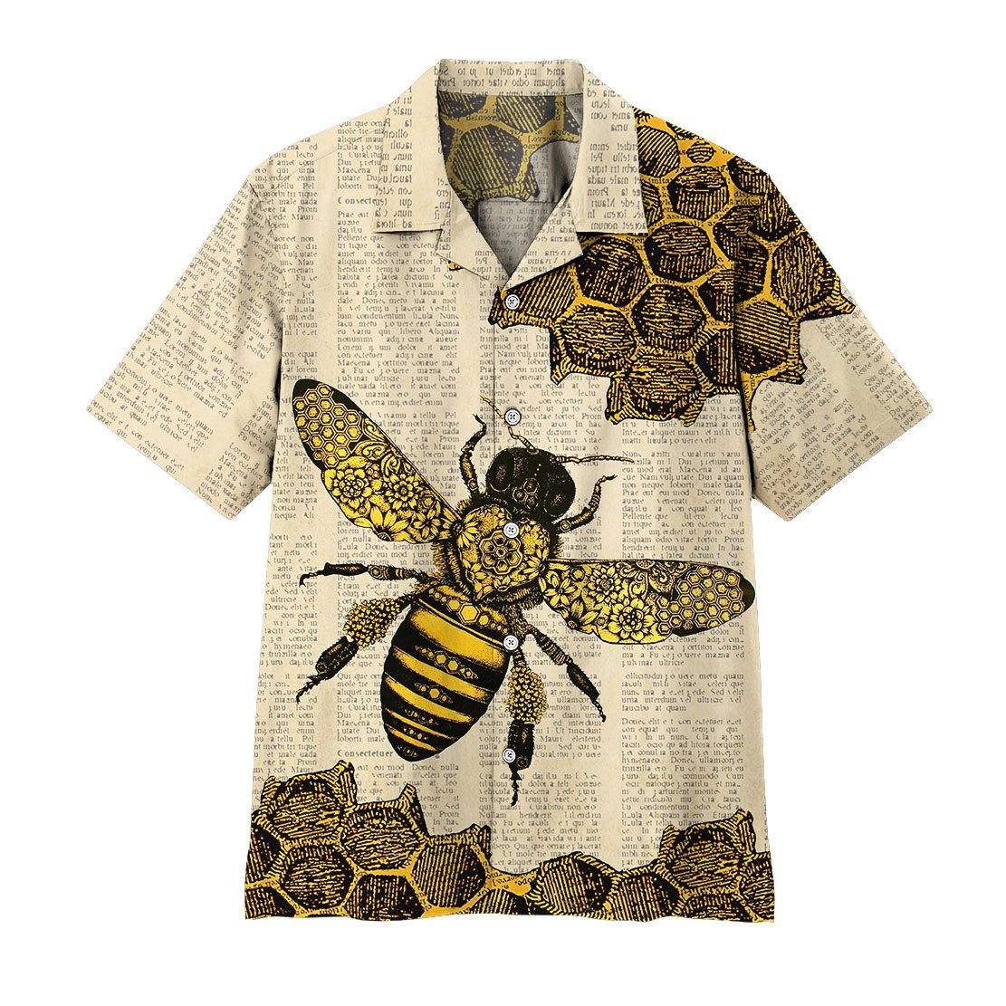 Gearhuman Bee Hawaiian Shirt Ha52968