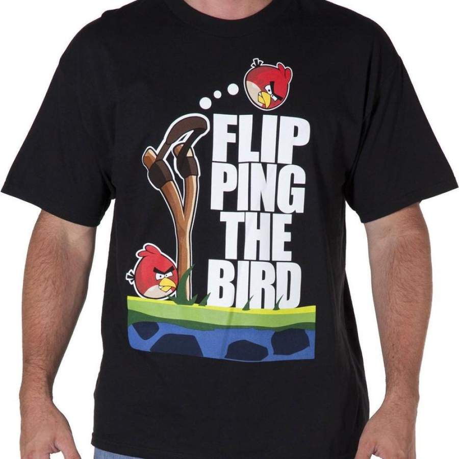 Angry Birds Flipping The Bird Shirt