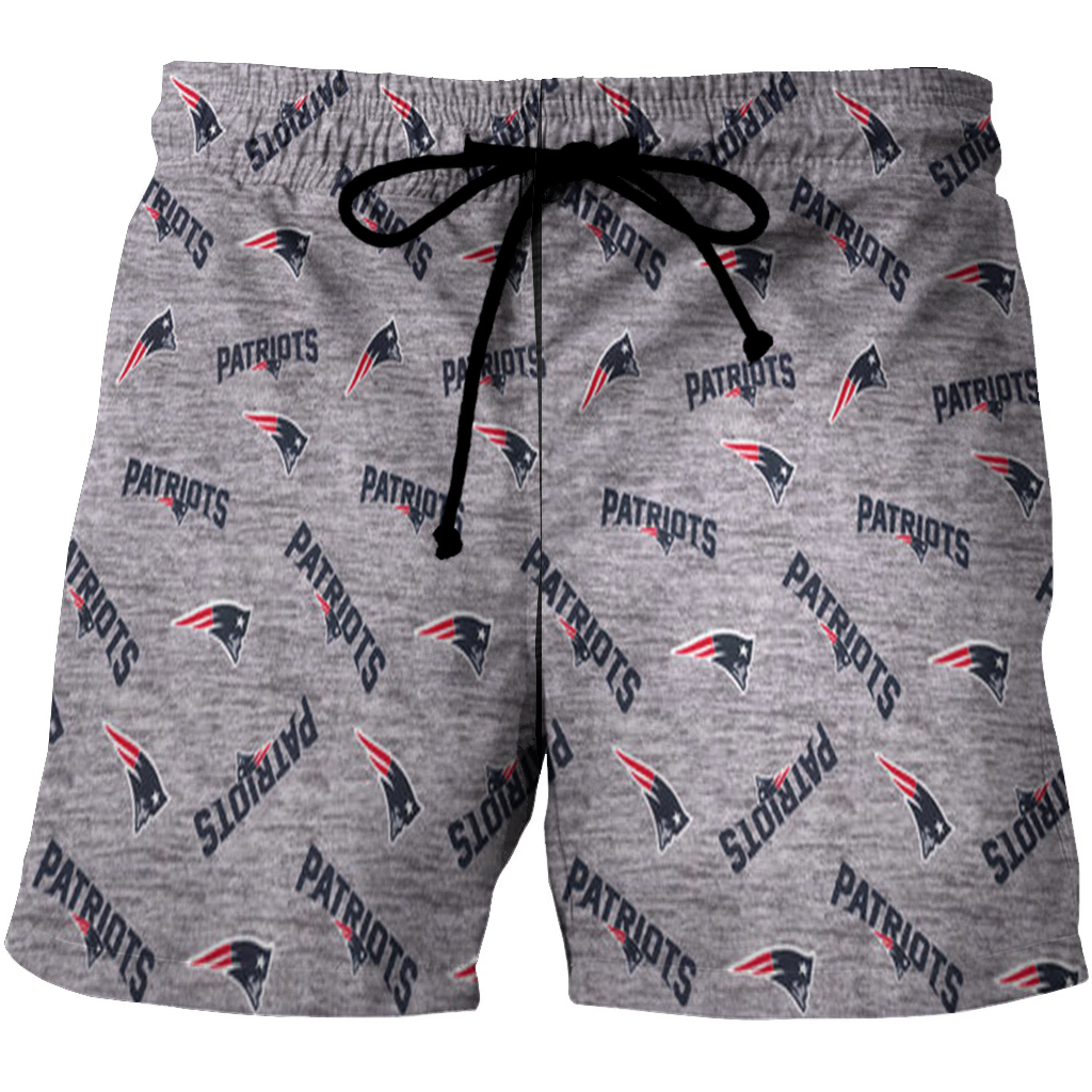 New England Patriots13 3D All Over Print Summer Beach Hawaiian Short