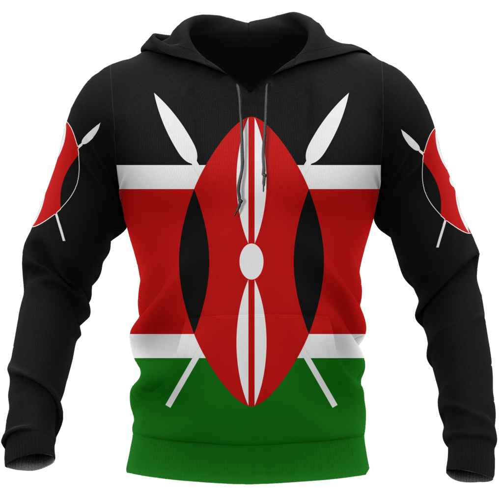 Kenya Map 3D All Over Printed Shirts For Men And Women Tt0069