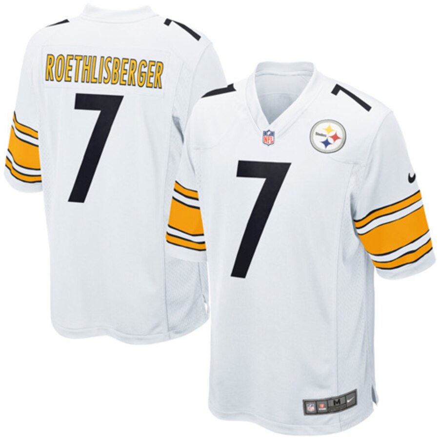 Ben Roethlisberger Pittsburgh Steelers Nike Youth Game Jersey – White