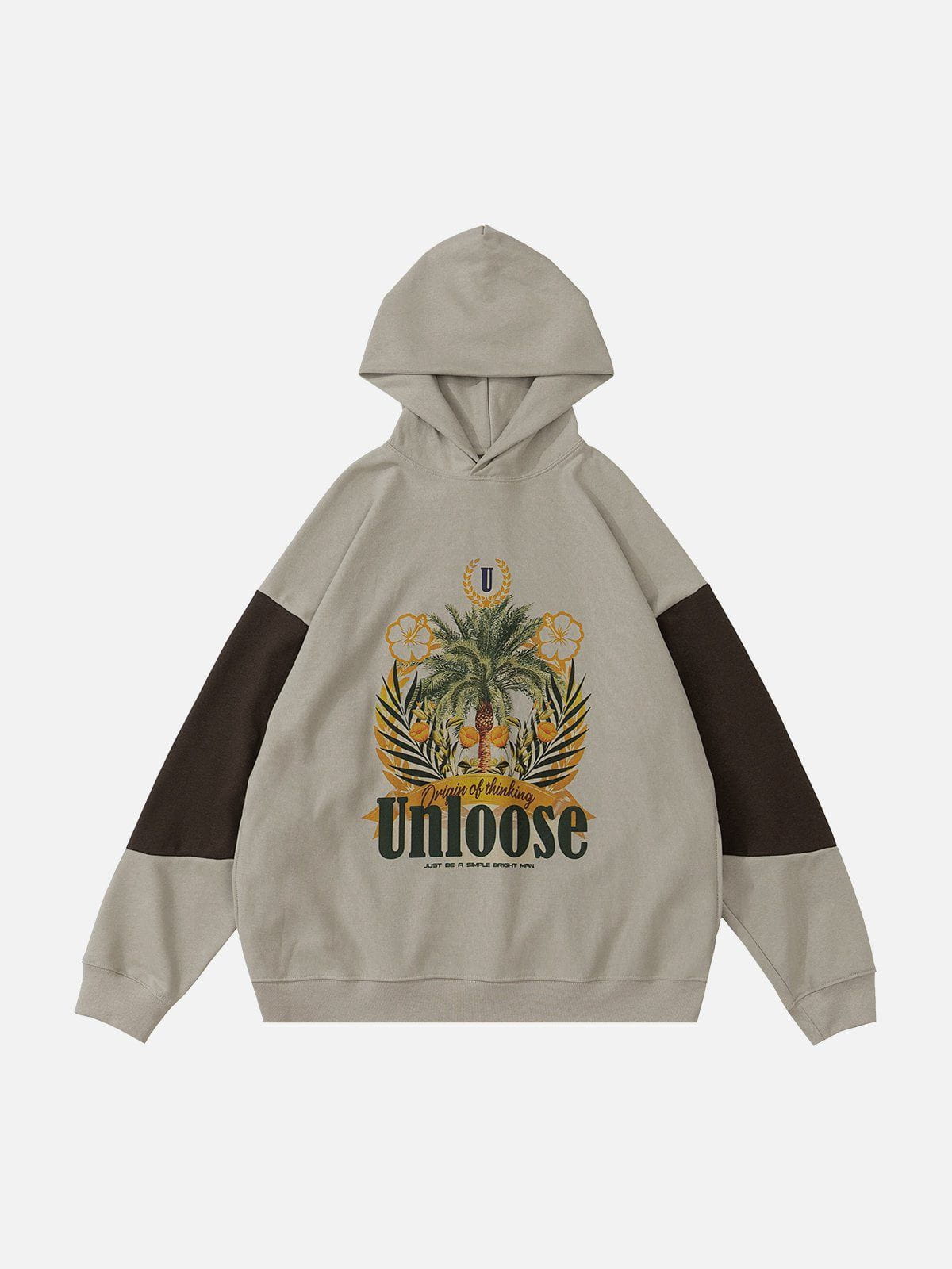 Talishko™ – “Unloose” Print Splicing Hoodie