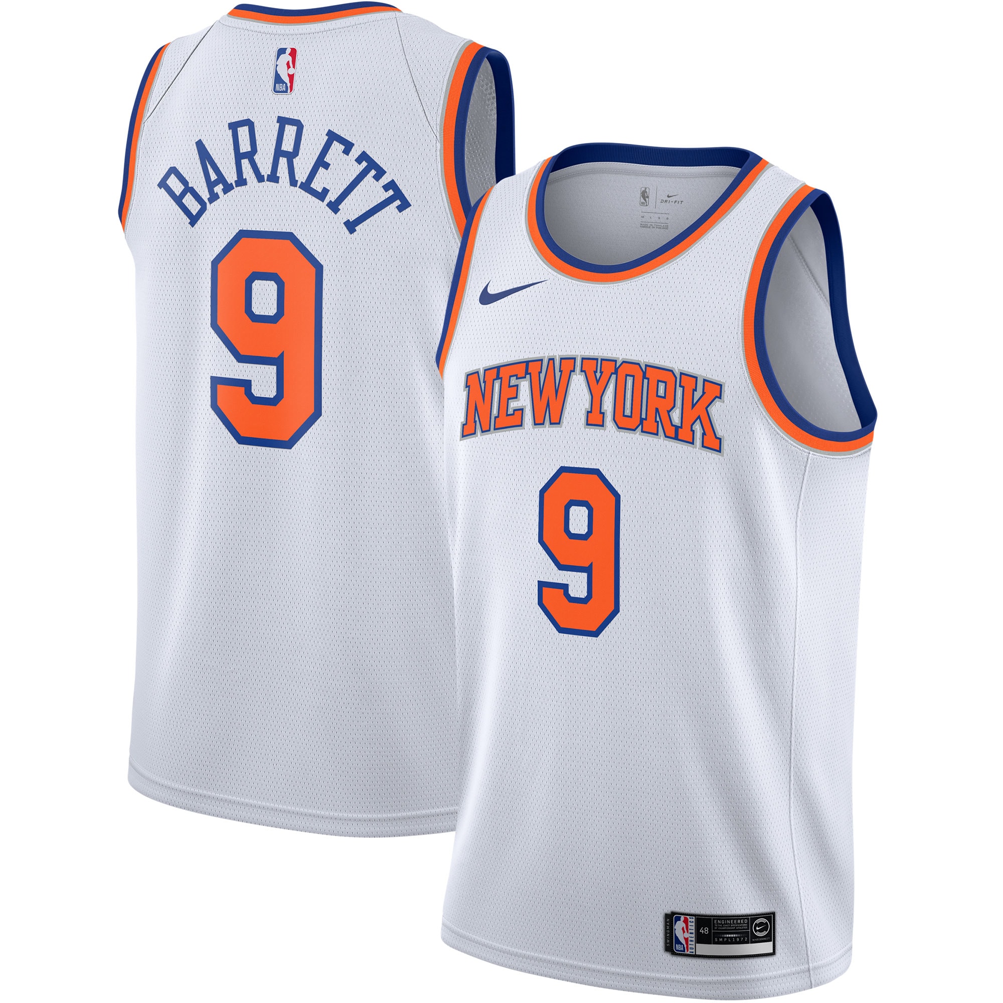 New York Knicks Association Swingman Jersey – RJ Barrett Youth